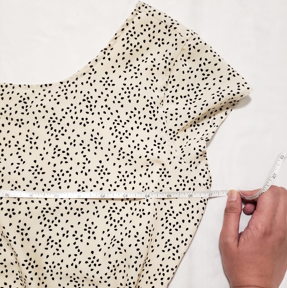 Anthropologie Coincidence and Chance Peplum Polka Dot Dress - Picture 4 of 10